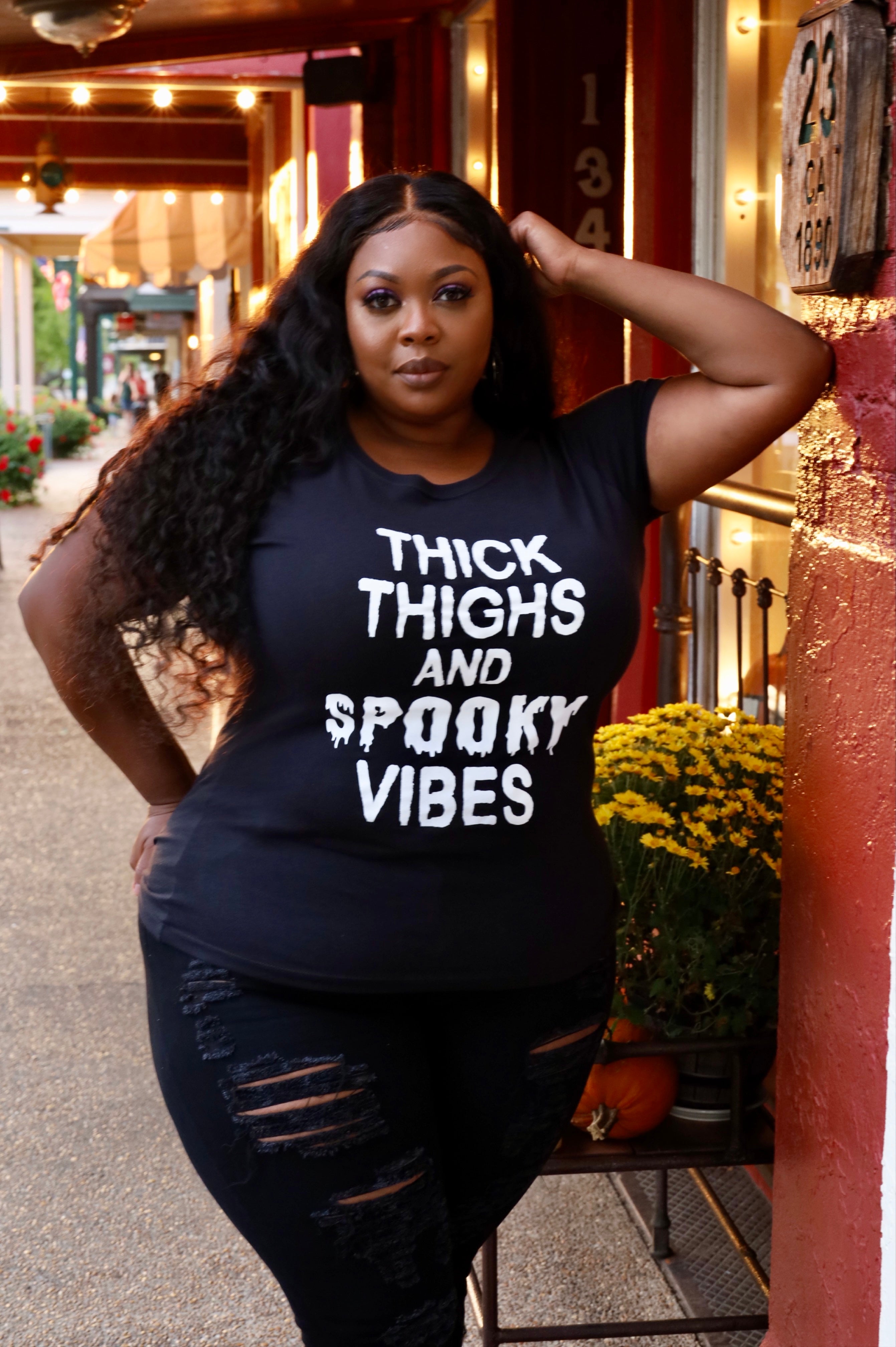 Thick Thighs Spooky Vibes – Dean of Fashion